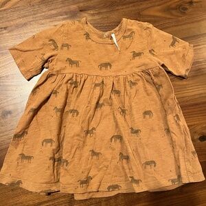 Rylee and Cru Horse print dress